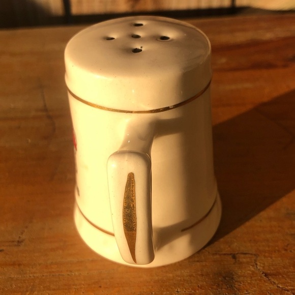 Vintage Georgia Bulldogs Ceramic Salt Shaker with Handle - Picture 4 of 5